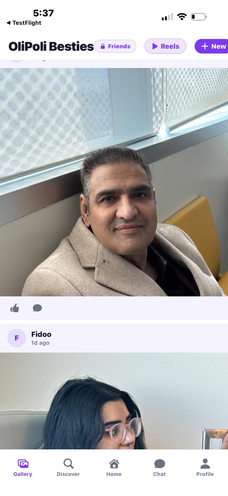 OliPoli Gallery Screen